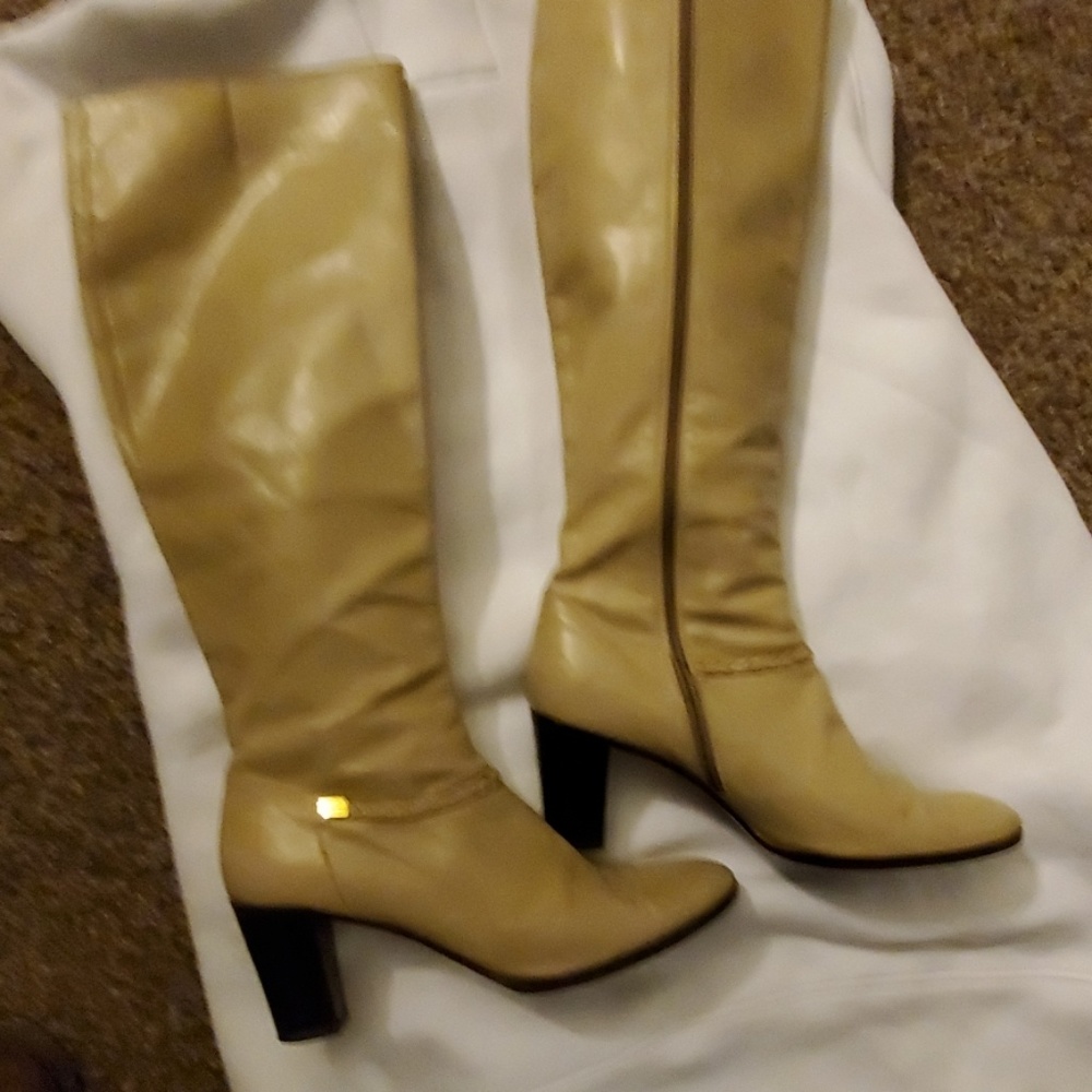 Salvatore Ferragamo over calf boots